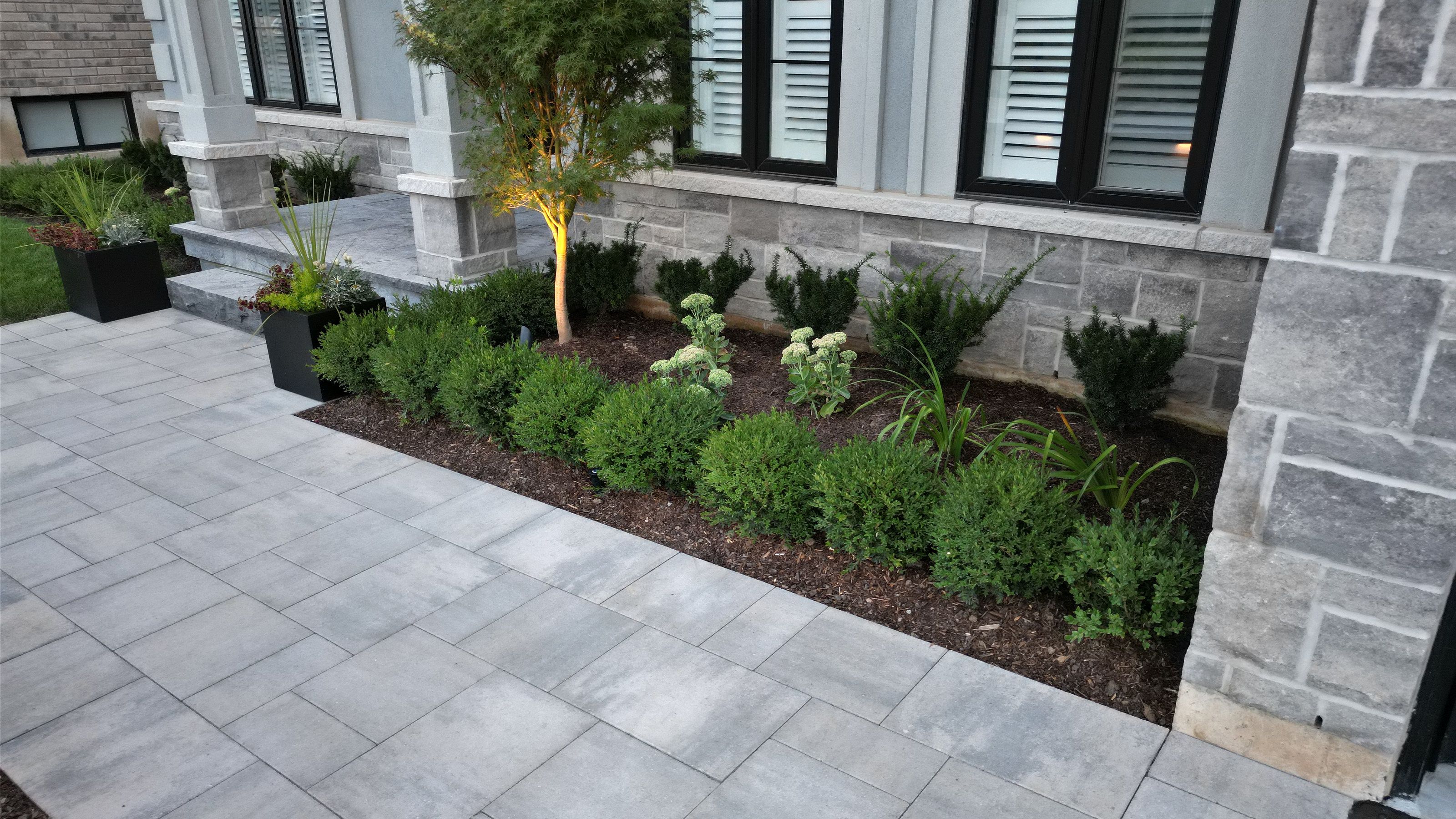 Front garden design and layout