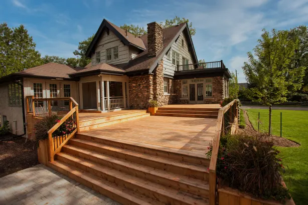 Completed deck and fence installation by Let's Landscape Together