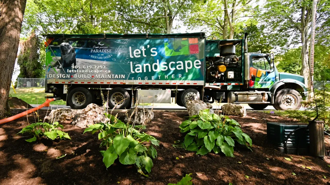 Let's Landscape Together's Blower Truck