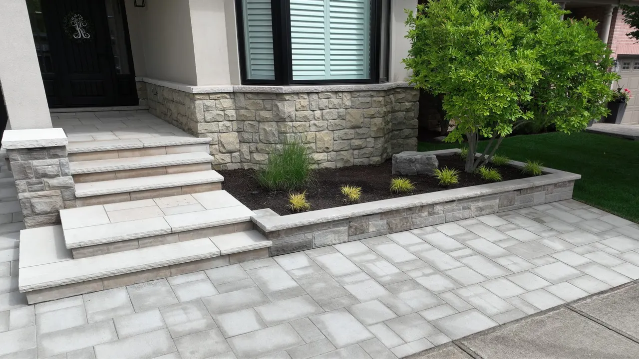Front garden landscaping design