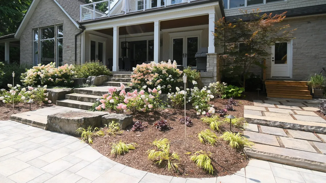 Garden Steps at Backyard Paradise