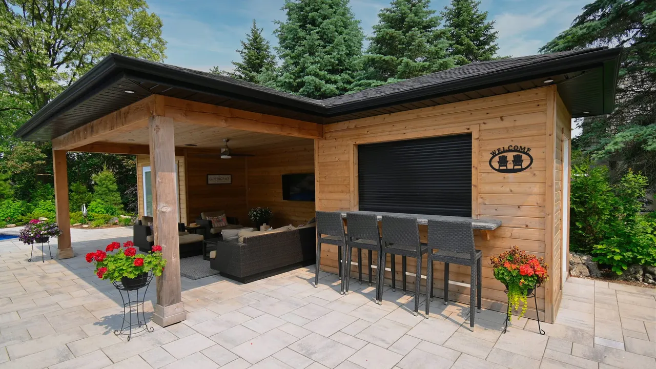 Poolside Bar Area