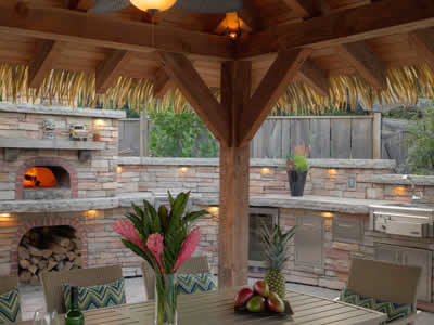 Outdoor Kitchens built by Let's Landscape Together - Burlington